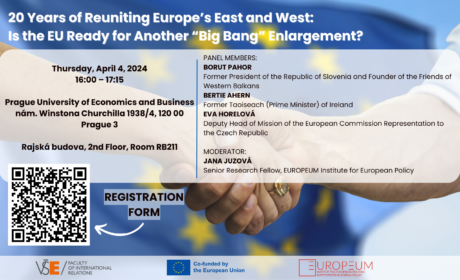 Debate: 20 Years of Reuniting Europe’s East and West: Is the EU Ready for Another “Big Bang” Enlargement?