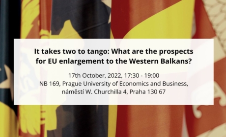17.10. Debate „It takes two to tango: What are the prospects for EU enlargement to the Western Balkans?“