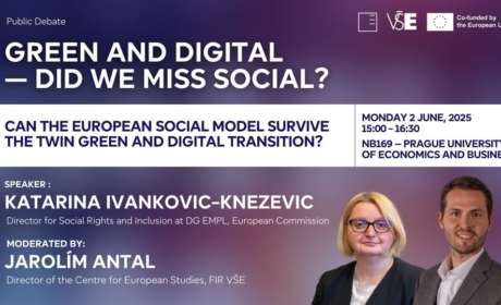 Discussion: Green and Digital – Did We Miss Social? 2.6. 15:00